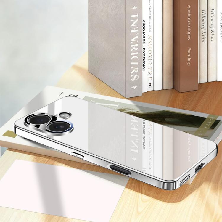 Electroplating Ice Crystal Airbag Full Coverage Shockproof Phone Case, For iPhone 16e / 17e, For iPhone 17 Pro Max, For iPhone 17 Pro, For iPhone 17