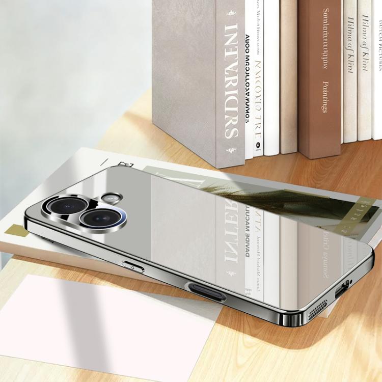 Electroplating Ice Crystal Airbag Full Coverage Shockproof Phone Case, For iPhone 16e / 17e, For iPhone 17 Pro Max, For iPhone 17 Pro, For iPhone 17