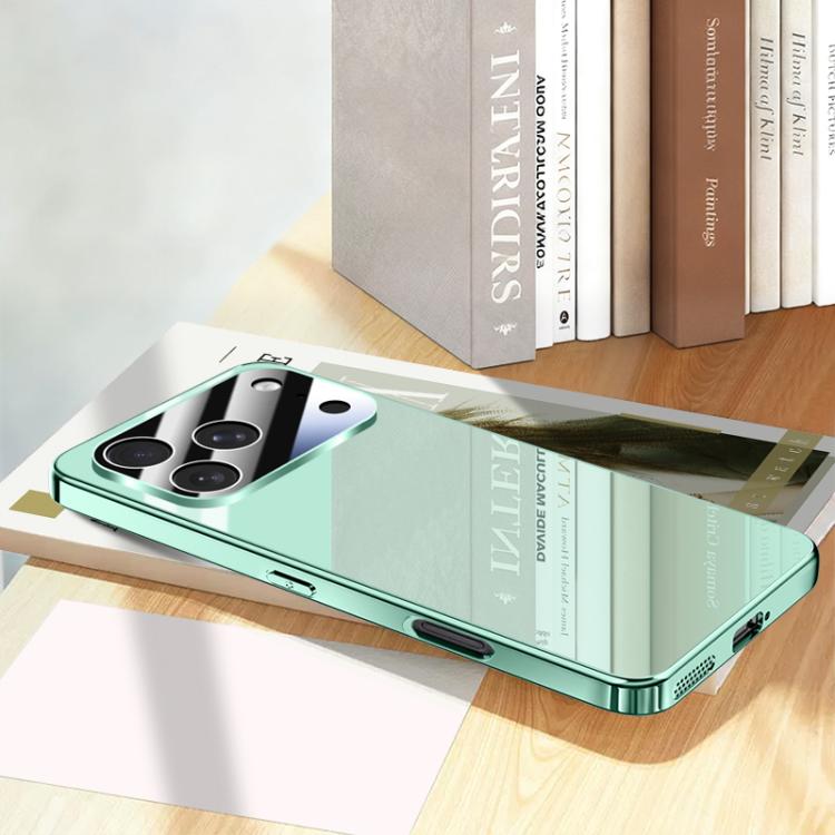 Electroplating Ice Crystal Airbag Full Coverage Shockproof Phone Case, For iPhone 16e / 17e, For iPhone 17 Pro Max, For iPhone 17 Pro, For iPhone 17