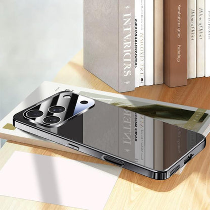 Electroplating Ice Crystal Airbag Full Coverage Shockproof Phone Case, For iPhone 17 Pro Max, For iPhone 17 Pro, For iPhone 17, For iPhone Air