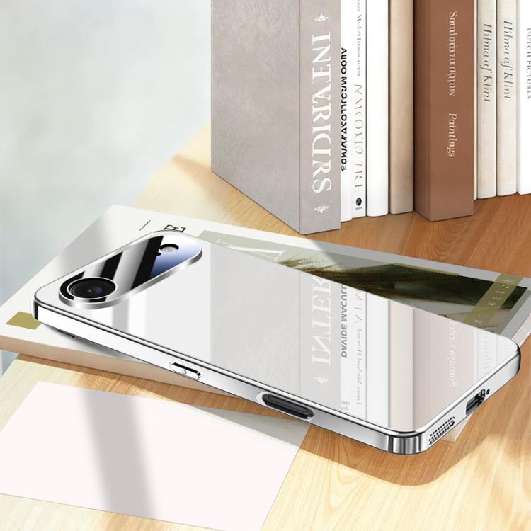 Electroplating Ice Crystal Airbag Full Coverage Shockproof Phone Case, For iPhone Air, For iPhone 16 Pro Max, For iPhone 16 Pro, For iPhone 16 Plus