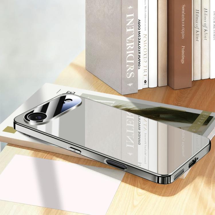 Electroplating Ice Crystal Airbag Full Coverage Shockproof Phone Case, For iPhone Air, For iPhone 16 Pro Max, For iPhone 16 Pro, For iPhone 16 Plus