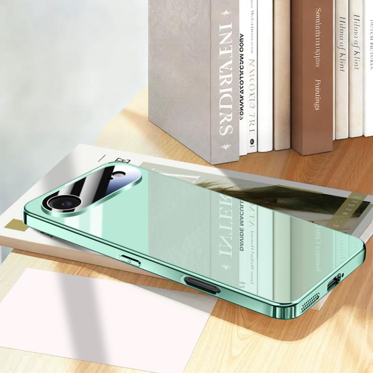 Electroplating Ice Crystal Airbag Full Coverage Shockproof Phone Case, For iPhone 17 Pro Max, For iPhone 17 Pro, For iPhone 17, For iPhone Air