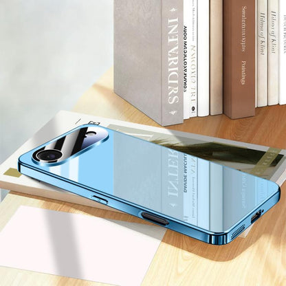 Electroplating Ice Crystal Airbag Full Coverage Shockproof Phone Case, For iPhone 17 Pro Max, For iPhone 17 Pro, For iPhone 17, For iPhone Air