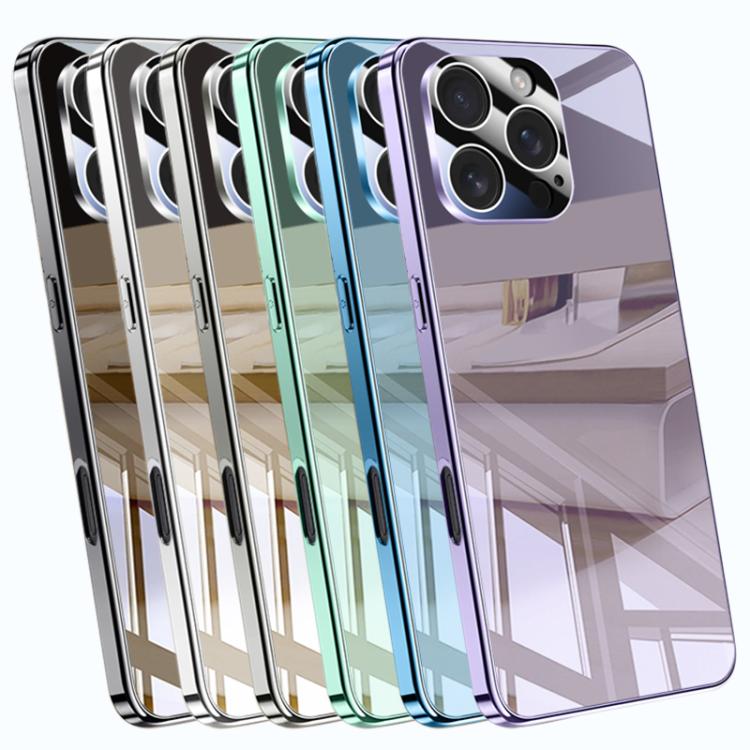 Electroplating Ice Crystal Airbag Full Coverage Shockproof Phone Case, For iPhone 16, For iPhone 15 Pro Max, For iPhone 15 Pro, For iPhone 15 Plus