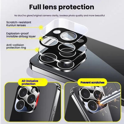 Electroplating Ice Crystal Airbag Full Coverage Shockproof Phone Case, For iPhone 17 Pro Max, For iPhone 17 Pro, For iPhone 17, For iPhone Air