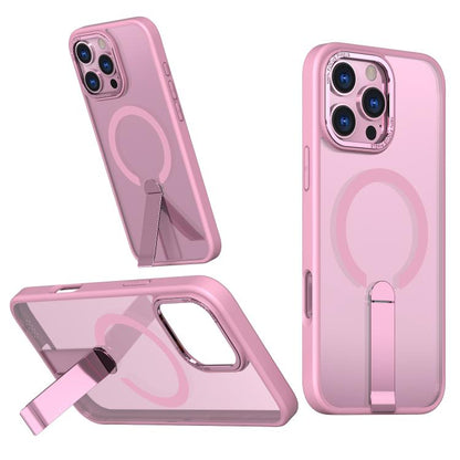 Star Shine Series TPU + PC MagSafe Phone Case with Fold Holder, For iPhone 17 Air, For iPhone 16 Pro Max, For iPhone 16 Pro, For iPhone 16 Plus