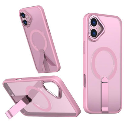 Star Shine Series TPU + PC MagSafe Phone Case with Fold Holder, For iPhone 17 Air, For iPhone 16 Pro Max, For iPhone 16 Pro, For iPhone 16 Plus