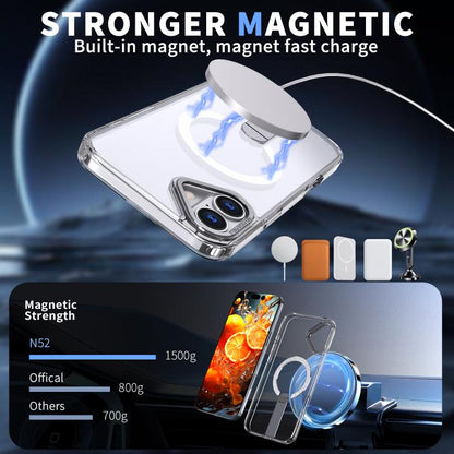 Star Shine Series TPU + PC MagSafe Phone Case with Fold Holder, For iPhone 16, For iPhone 15 Pro Max, For iPhone 15 Pro, For iPhone 15 Plus