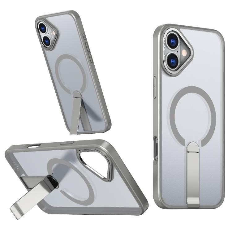 Star Shine Series TPU + PC MagSafe Phone Case with Fold Holder, For iPhone 16, For iPhone 15 Pro Max, For iPhone 15 Pro, For iPhone 15 Plus