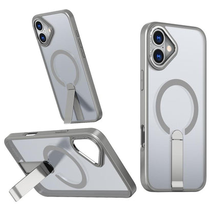 Star Shine Series TPU + PC MagSafe Phone Case with Fold Holder, For iPhone 16, For iPhone 15 Pro Max, For iPhone 15 Pro, For iPhone 15 Plus