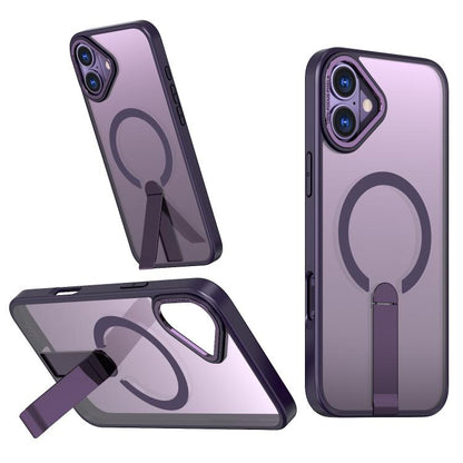 Star Shine Series TPU + PC MagSafe Phone Case with Fold Holder, For iPhone 16, For iPhone 15 Pro Max, For iPhone 15 Pro, For iPhone 15 Plus