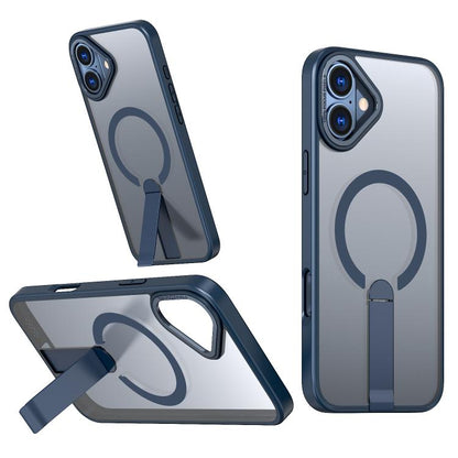 Star Shine Series TPU + PC MagSafe Phone Case with Fold Holder, For iPhone 16, For iPhone 15 Pro Max, For iPhone 15 Pro, For iPhone 15 Plus