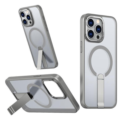 Star Shine Series TPU + PC MagSafe Phone Case with Fold Holder, For iPhone 16, For iPhone 15 Pro Max, For iPhone 15 Pro, For iPhone 15 Plus