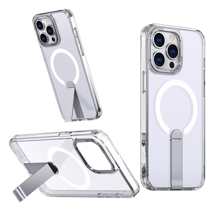 Star Shine Series TPU + PC MagSafe Phone Case with Fold Holder, For iPhone 16, For iPhone 15 Pro Max, For iPhone 15 Pro, For iPhone 15 Plus