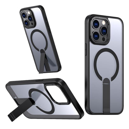 Star Shine Series TPU + PC MagSafe Phone Case with Fold Holder, For iPhone 16, For iPhone 15 Pro Max, For iPhone 15 Pro, For iPhone 15 Plus