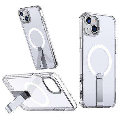 Star Shine Series TPU + PC MagSafe Phone Case with Fold Holder, For iPhone 15, For iPhone 14 Plus, For iPhone 14, For iPhone 14 Pro