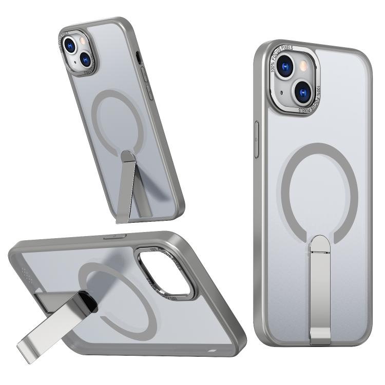 Star Shine Series TPU + PC MagSafe Phone Case with Fold Holder, For iPhone 15, For iPhone 14 Plus, For iPhone 14, For iPhone 14 Pro