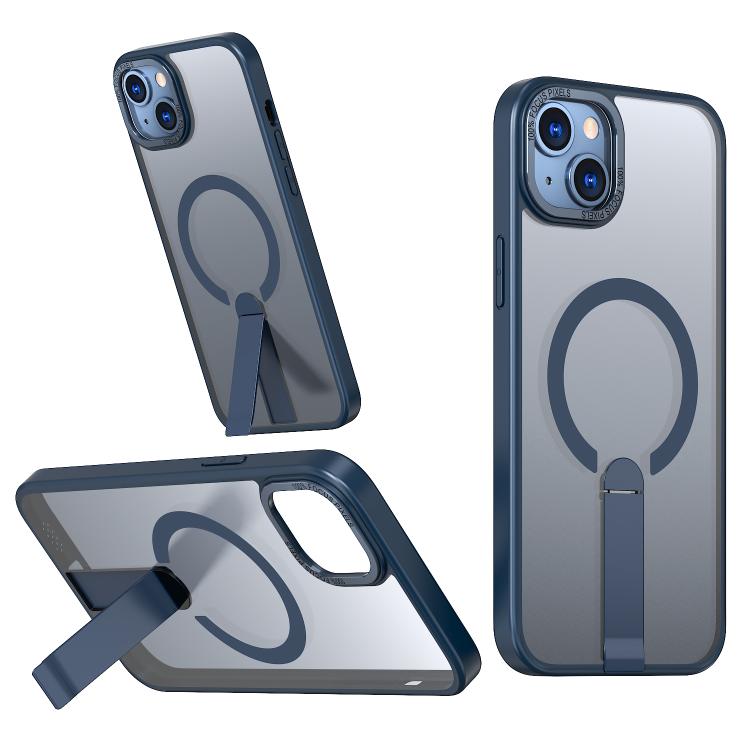 Star Shine Series TPU + PC MagSafe Phone Case with Fold Holder, For iPhone 15, For iPhone 14 Plus, For iPhone 14, For iPhone 14 Pro
