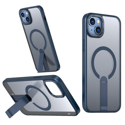 Star Shine Series TPU + PC MagSafe Phone Case with Fold Holder, For iPhone 15, For iPhone 14 Plus, For iPhone 14, For iPhone 14 Pro