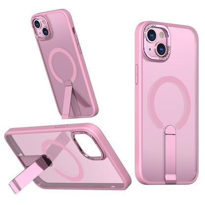 Star Shine Series TPU + PC MagSafe Phone Case with Fold Holder, For iPhone 16, For iPhone 15 Pro Max, For iPhone 15 Pro, For iPhone 15 Plus