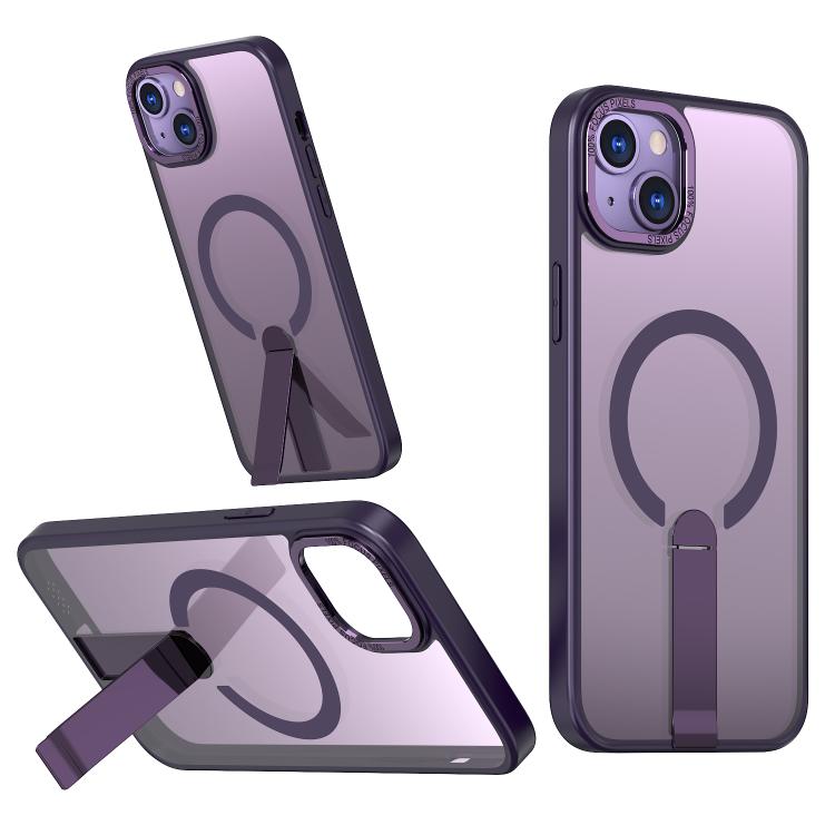 Star Shine Series TPU + PC MagSafe Phone Case with Fold Holder, For iPhone 16, For iPhone 15 Pro Max, For iPhone 15 Pro, For iPhone 15 Plus