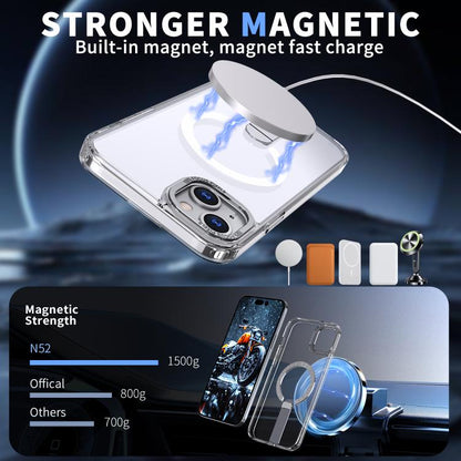 Star Shine Series TPU + PC MagSafe Phone Case with Fold Holder, For iPhone 15, For iPhone 14 Plus, For iPhone 14, For iPhone 14 Pro