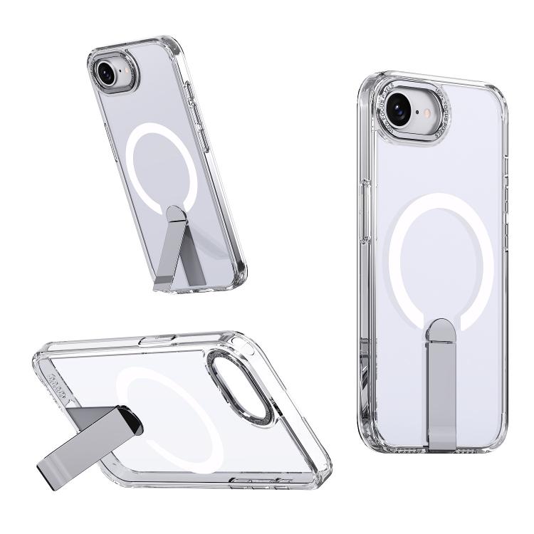 Star Shine Series TPU + PC MagSafe Phone Case with Fold Holder, For iPhone 16e / 17e, For iPhone 17 Pro Max, For iPhone 17 Pro, For iPhone 17
