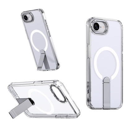 Star Shine Series TPU + PC MagSafe Phone Case with Fold Holder, For iPhone 16e / 17e, For iPhone 17 Pro Max, For iPhone 17 Pro, For iPhone 17