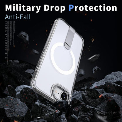 Star Shine Series TPU + PC MagSafe Phone Case with Fold Holder, For iPhone 16e / 17e, For iPhone 17 Pro Max, For iPhone 17 Pro, For iPhone 17