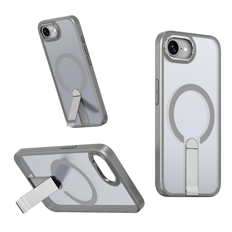 Star Shine Series TPU + PC MagSafe Phone Case with Fold Holder, For iPhone 16e / 17e, For iPhone 17 Pro Max, For iPhone 17 Pro, For iPhone 17