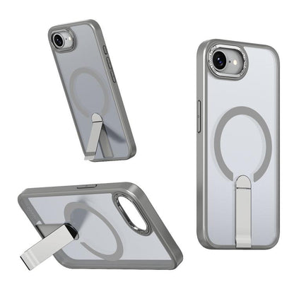 Star Shine Series TPU + PC MagSafe Phone Case with Fold Holder, For iPhone 16e / 17e, For iPhone 17 Pro Max, For iPhone 17 Pro, For iPhone 17