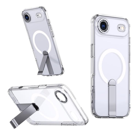 Star Shine Series TPU + PC MagSafe Phone Case with Fold Holder, For iPhone Air, For iPhone 16 Pro Max, For iPhone 16 Pro, For iPhone 16 Plus