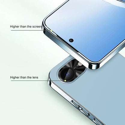 AG Frosted Electroplating Acrylic Phone Case, For iPhone 17e / 16e, For iPhone 16 Pro Max, For iPhone 16 Pro, For iPhone 16, For iPhone 15 Pro Max, For iPhone 15 Pro