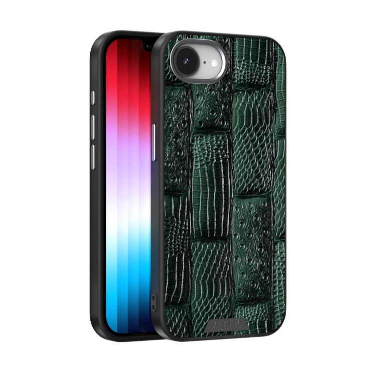 ABEEL Beast Pattern 6D Micro-Embossed MagSafe Genuine Leather Phone Case, For iPhone 18 Pro / 17 Pro, For iPhone 18 Pro Max / 17 Pro Max, For iPhone 17e / 16e, For iPhone 17, For iPhone Air, For iPhone 16 Pro Max