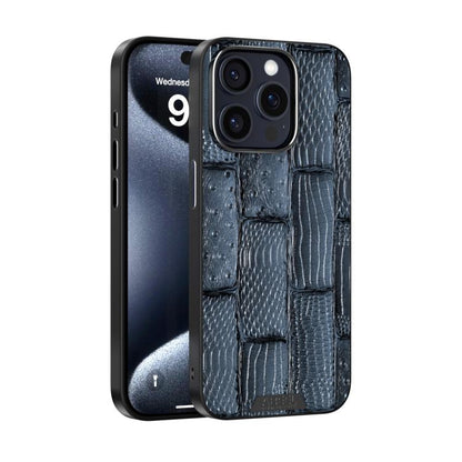 ABEEL Beast Pattern 6D Micro-Embossed MagSafe Genuine Leather Phone Case, For iPhone 16 Pro, For iPhone 16 Plus, For iPhone 16, For iPhone 15 Pro Max, For iPhone 15 Pro, For iPhone 15 Plus