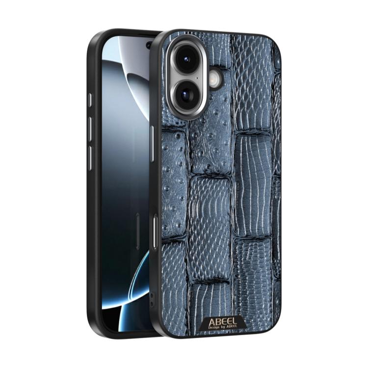 ABEEL Beast Pattern 6D Micro-Embossed MagSafe Genuine Leather Phone Case, For iPhone 18 Pro / 17 Pro, For iPhone 18 Pro Max / 17 Pro Max, For iPhone 17e / 16e, For iPhone 17, For iPhone Air, For iPhone 16 Pro Max