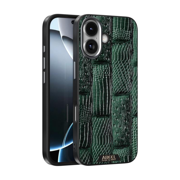 ABEEL Beast Pattern 6D Micro-Embossed MagSafe Genuine Leather Phone Case, For iPhone 18 Pro / 17 Pro, For iPhone 18 Pro Max / 17 Pro Max, For iPhone 17e / 16e, For iPhone 17, For iPhone Air, For iPhone 16 Pro Max