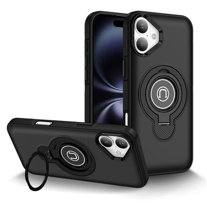 Ring Holder Magnetic Phone Case, For iPhone 16 Pro Max, For iPhone 16 Pro, For iPhone 16 Plus, For iPhone 16