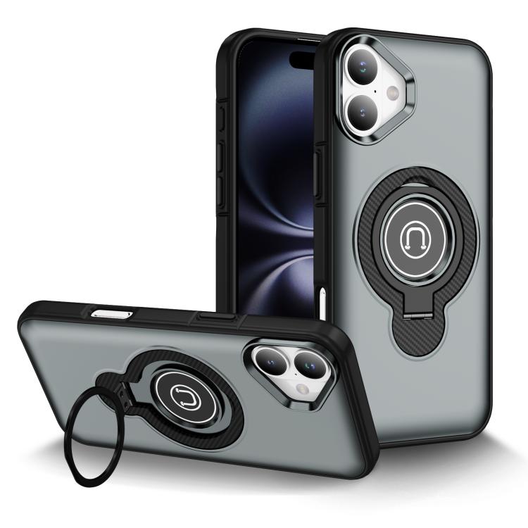 Ring Holder Magnetic Phone Case, For iPhone 16 Pro Max, For iPhone 16 Pro, For iPhone 16 Plus, For iPhone 16