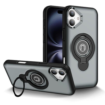 Ring Holder Magnetic Phone Case, For iPhone 16 Pro Max, For iPhone 16 Pro, For iPhone 16 Plus, For iPhone 16