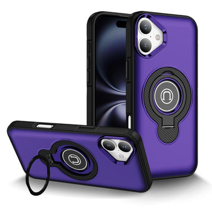 Ring Holder Magnetic Phone Case, For iPhone 16 Pro Max, For iPhone 16 Pro, For iPhone 16 Plus, For iPhone 16