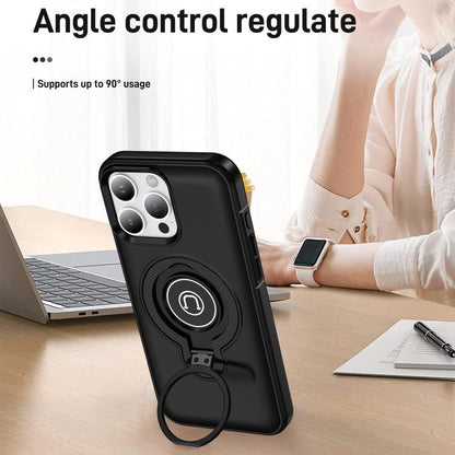 Ring Holder Magnetic Phone Case, For iPhone 16 Pro Max, For iPhone 16 Pro, For iPhone 16 Plus, For iPhone 16