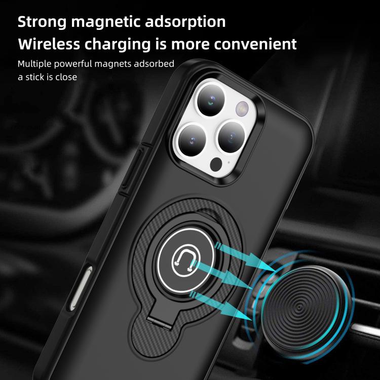 Ring Holder Magnetic Phone Case, For iPhone 16 Pro Max, For iPhone 16 Pro, For iPhone 16 Plus, For iPhone 16
