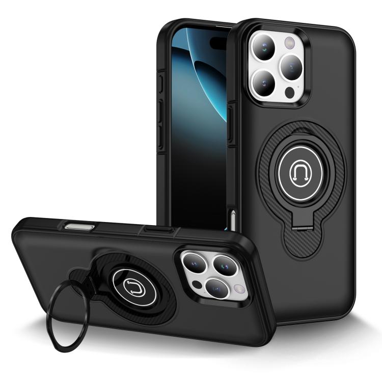 Ring Holder Magnetic Phone Case, For iPhone 16 Pro Max, For iPhone 16 Pro, For iPhone 16 Plus, For iPhone 16