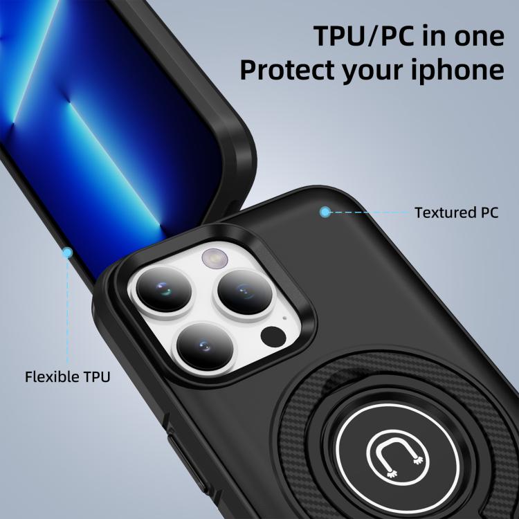 Ring Holder Magnetic Phone Case, For iPhone 13 Pro Max, For iPhone 13 Pro, For iPhone 13, For iPhone 12