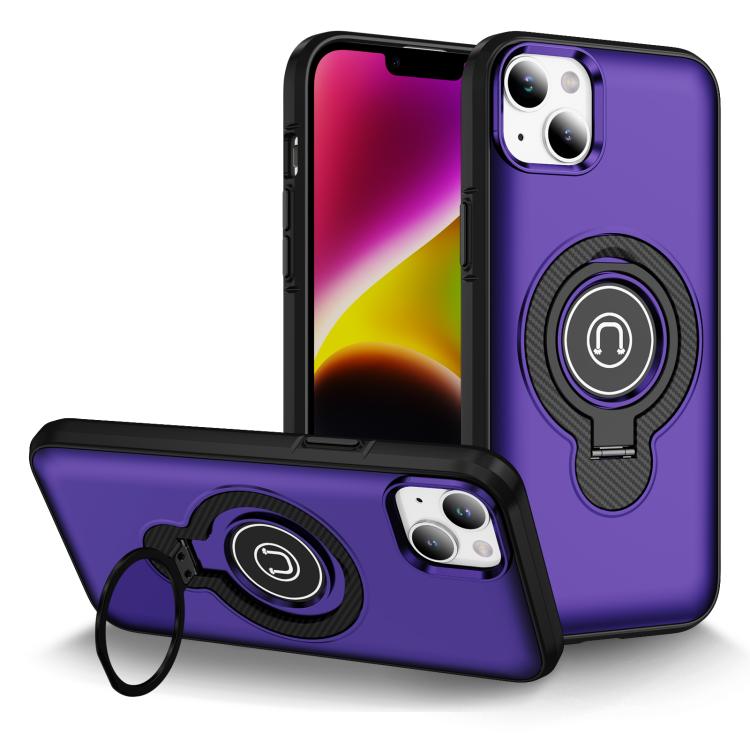 Ring Holder Magnetic Phone Case, For iPhone 14 Plus, For iPhone 14, For iPhone 14 Pro, For iPhone 14 Pro Max