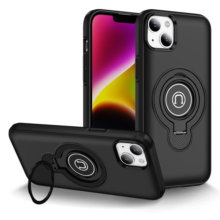 Ring Holder Magnetic Phone Case, For iPhone 14 Plus, For iPhone 14, For iPhone 14 Pro, For iPhone 14 Pro Max