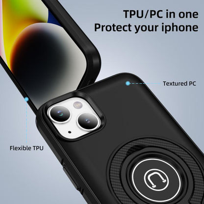 Ring Holder Magnetic Phone Case, For iPhone 14 Plus, For iPhone 14, For iPhone 14 Pro, For iPhone 14 Pro Max