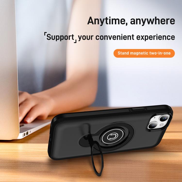 Ring Holder Magnetic Phone Case, For iPhone 14 Plus, For iPhone 14, For iPhone 14 Pro, For iPhone 14 Pro Max